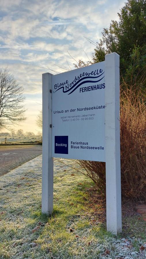Ferienhaus Blaue Nordseewelle Villa Esens Exteriör bild